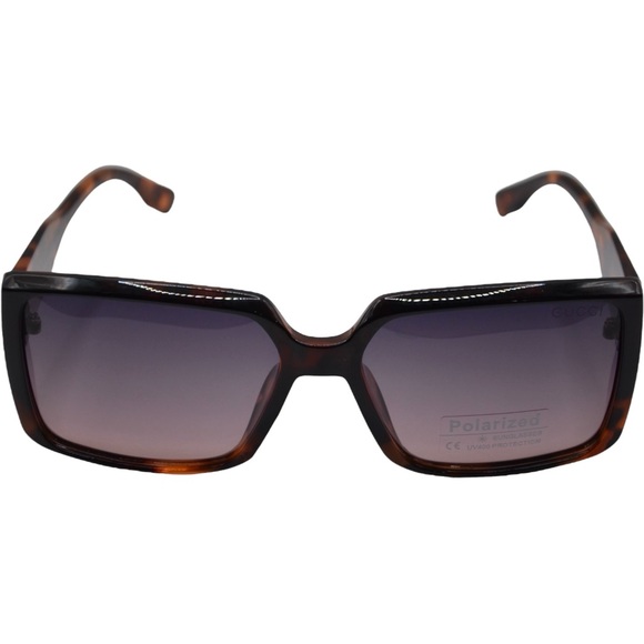 Gucci Women’s Polarized Sunglasses | Brown Tortoise Frame | Purple/Brown Lens - Picture 7 of 12